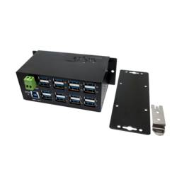 Exsys Exsys EX-1113HMS - Hub - 16 x USB 3.1 Gen 1 - an DIN-Schiene montierbar USB Hub černá