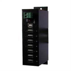 Exsys Exsys Ex 1177HMVS - Hub - 7 x USB 2.0 - an DIN-Schiene montierbar USB Hub černá