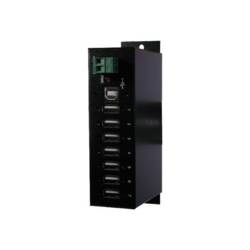 Exsys Exsys Ex 1177HMVS - Hub - 7 x USB 2.0 - an DIN-Schiene montierbar USB Hub černá