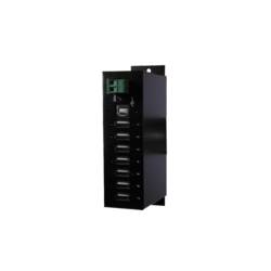 Exsys Exsys Ex 1177HMVS - Hub - 7 x USB 2.0 - an DIN-Schiene montierbar USB Hub černá