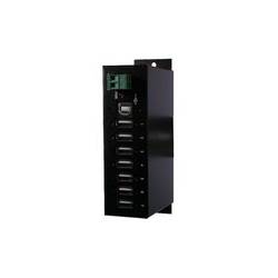 Exsys Exsys Ex 1177HMVS - Hub - 7 x USB 2.0 - an DIN-Schiene montierbar USB Hub černá