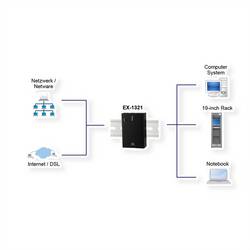 Exsys PC propojovací kabel EXSYS EX-1321 USB 3.0 zu Ethernet 1Gigab 0 mm