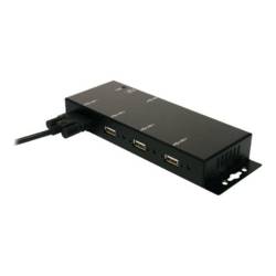 Exsys Exsys Ex 1166HMV - Hub - 4 x USB 2.0 - Desktop USB Hub černá
