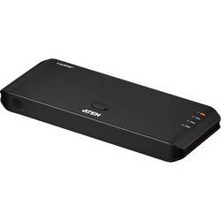 ATEN ATEN VS4841 4-Port True 4K HDMI Switch HDMI přepínač se stavovými LED, s HD audio porty, možnost 3D přehrávání, lze spínat jednotlivě, s dálkovým