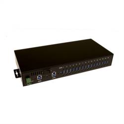 Exsys Exsys EX-1116HMVS - Hub - 16 x USB 3.1 Gen 1 USB Hub černá