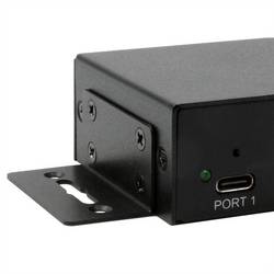Exsys EXSYS - EX-12293HMS 4 Port USB 3.2 Metall Hub 3x C- und 1x A - Digital/Daten USB Hub černá