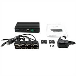 Exsys EX-61008 EXSYS - EX-61008 Ethernet zu 8s x RS-232/422/485 - - RS-232 - Ethernet - RS-232 sériový server pro konzole