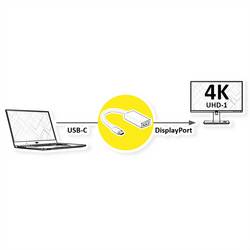 Value 12.99.3221 USB-C® kabel stříbrná (metalíza) 0.10 m