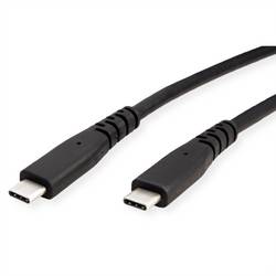 Roline USB kabel USB 4.0 USB-C ® zástrčka, USB-C ® zástrčka 0.50 m černá stíněný 11.02.9095