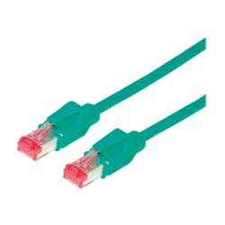 Secomp 21.05.2203 RJ45 síťové kabely, propojovací kabely CAT 6 S/FTP 20.00 m zelená dvoužilový stíněný, bez halogenů, samozhášecí 1 ks