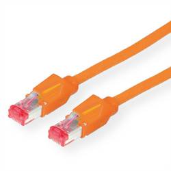 Secomp 21.05.2105 RJ45 síťové kabely, propojovací kabely CAT 6 S/FTP 10.00 m oranžová dvoužilový stíněný, bez halogenů, samozhášecí 1 ks