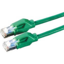 Secomp 21.05.6103 RJ45 síťové kabely, propojovací kabely CAT 6 S/FTP 10.00 m zelená dvoužilový stíněný, bez halogenů, samozhášecí 1 ks