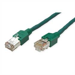 Secomp 21.05.7023 RJ45 síťové kabely, propojovací kabely CAT 5e S/UTP 2.00 m zelená PVC plášť 1 ks