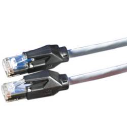 Secomp 21.05.6150 RJ45 síťové kabely, propojovací kabely CAT 6 S/FTP 15.00 m šedá dvoužilový stíněný, bez halogenů, samozhášecí 1 ks