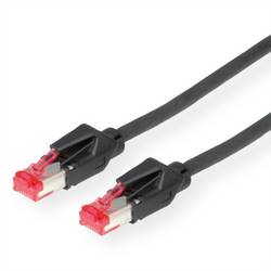 Secomp 21.05.0205 RJ45 síťové kabely, propojovací kabely CAT 6 S/FTP 20.00 m černá dvoužilový stíněný, bez halogenů, samozhášecí 1 ks
