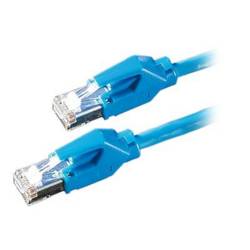 Secomp 21.05.0104 RJ45 síťové kabely, propojovací kabely CAT 6 S/FTP 10.00 m modrá dvoužilový stíněný, bez halogenů, samozhášecí 1 ks