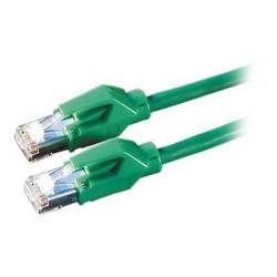 Secomp 21.05.0103 RJ45 síťové kabely, propojovací kabely CAT 6 S/FTP 10.00 m zelená dvoužilový stíněný, bez halogenů, samozhášecí 1 ks