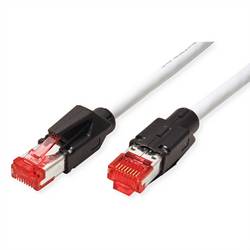 Secomp 21.05.0150 RJ45 síťové kabely, propojovací kabely CAT 6 S/FTP 15.00 m šedá dvoužilový stíněný, bez halogenů, samozhášecí 1 ks