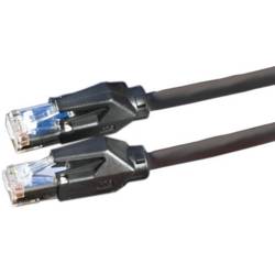 Secomp 21.05.0105 RJ45 síťové kabely, propojovací kabely CAT 6 S/FTP 10.00 m černá dvoužilový stíněný, bez halogenů, samozhášecí 1 ks
