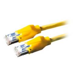 Secomp 21.05.0072 RJ45 síťové kabely, propojovací kabely CAT 6 S/FTP 7.00 m žlutá dvoužilový stíněný, bez halogenů, samozhášecí 1 ks