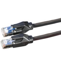 Secomp 21.05.0055 RJ45 síťové kabely, propojovací kabely CAT 6 S/FTP 5.00 m černá dvoužilový stíněný, bez halogenů, samozhášecí 1 ks