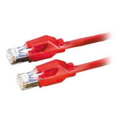 Secomp 21.05.0071 RJ45 síťové kabely, propojovací kabely CAT 6 S/FTP 7.00 m červená (jasná) dvoužilový stíněný, bez halogenů, samozhášecí 1 ks