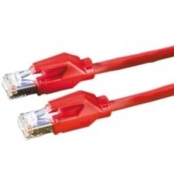 Secomp 21.05.0071 RJ45 síťové kabely, propojovací kabely CAT 6 S/FTP 7.00 m červená (jasná) dvoužilový stíněný, bez halogenů, samozhášecí 1 ks