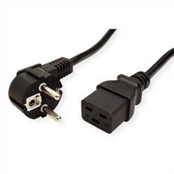 Value 19.99.1551 síťový kabel černá 0.80 m
