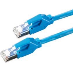 Secomp 21.05.2024 RJ45 síťové kabely, propojovací kabely CAT 6 S/FTP 2.00 m modrá dvoužilový stíněný, bez halogenů, samozhášecí 1 ks