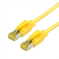 Secomp 21.05.9602 RJ45 síťové kabely, propojovací kabely CAT 6A S/FTP 10.00 m žlutá dvoužilový stíněný, bez halogenů, samozhášecí 1 ks