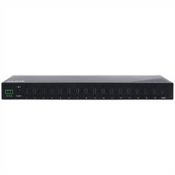 Exsys EXSYS - EX-12276HMS USB 3.2 Gen 2 Hub 16 x USB-C Anschlüsse 120W USB Hub černá