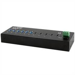 Exsys EXSYS GmbH 10-Port USB 3.2 Gen 2x1 Metall HUB, 4x USB-C + 6x USB-A (EX-12280HMS) USB Hub černá
