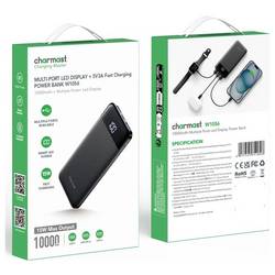Charmast CHARMAST Powerbank W1056 10000mah black powerbanka černá