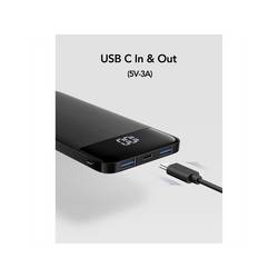 Charmast CHARMAST Powerbank W1056 10000mah black powerbanka černá