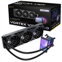 Antec Antec VORTEX VIEW 360, All-in-One-Flüssigkeitskühler, 12 cm, Schwarz chladič procesoru s větrákem