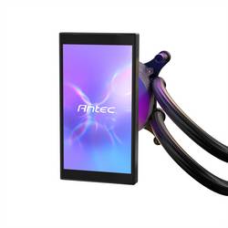 Antec Antec VORTEX VIEW 360, All-in-One-Flüssigkeitskühler, 12 cm, Schwarz chladič procesoru s větrákem