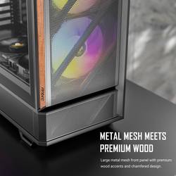 Antec ANTEC P30 ARGB, schwarz midi tower PC skříň černá