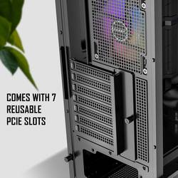 Antec ANTEC P30 ARGB, schwarz midi tower PC skříň černá