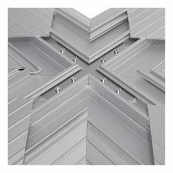 Dataflex Kabelová lišta hliník stříbrná (metalíza) (d x š x v) 260 x 260 x 20 mm 1 ks 31.472
