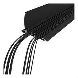 Dataflex Kabelová lišta hliník černá (d x š x v) 1.8 m x 145 mm x 20 mm 1 ks 31.433