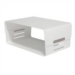 Dataflex Addit Bento® podstavec pod PC monitor 1 Displej: (s) šedá, bílá nastavitelná výška