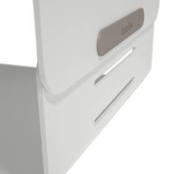 Dataflex Addit Bento® podstavec pod PC monitor 1 Displej: (s) šedá, bílá nastavitelná výška