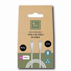 BIOnd USB kabel USB 2.0 konektor rj45 2.00 m bílá Recyklovatelné BIO-20-TT