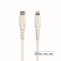 BIOnd USB kabel konektor rj45 1.50 m bílá Plášť kabelu z recyklovaného materiálu BIO-12-TMF