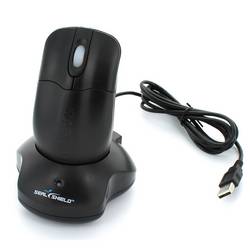 Sealshield SEAL SHIELD wireless Mouse black STM042W optická myš, přenos bezdrátový, 3 tlačítko, 1000 dpi, černá