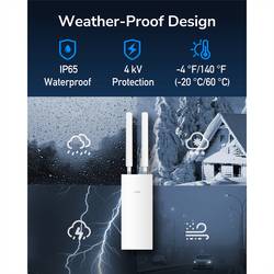 cudy LT400 wireless router Fast Ethernet Single-band 2.4 GHz 4G White router