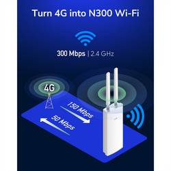 cudy LT400 wireless router Fast Ethernet Single-band 2.4 GHz 4G White router