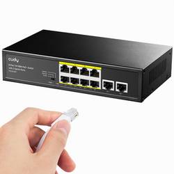 cudy FS1010P Cudy FS1010P switch di rete Fast Ethernet (10/100) Supporto Power over Ethernet síťový switch 10 / 100 MBit/s