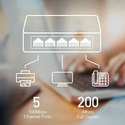 cudy FS105D FS105D - Fast Ethernet (10/100) - Vollduplex síťový switch 10 / 100 MBit/s