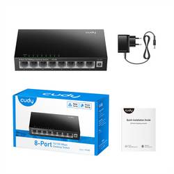 cudy FS108 FS108 8-Port 10/100 Metal Switch - Switch - 0,1 Gbps síťový switch